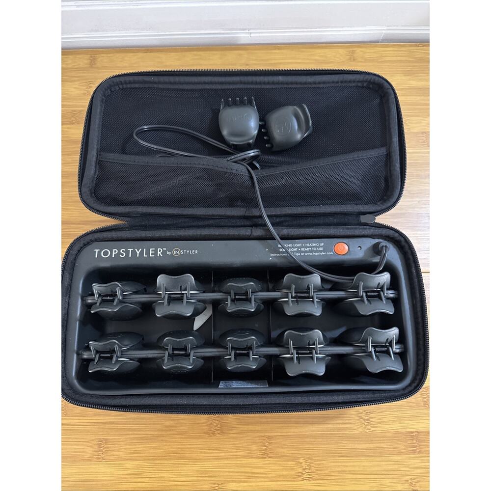 TopStyler by InStyler Heated Ceramic Styling 12 Shells Hair Curlers with Case
